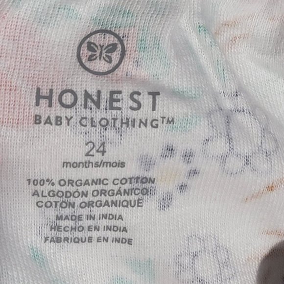 Honest Baby 24 Months Pink Organic Cotton 3 Pack Pants NWT - Picture 5 of 5